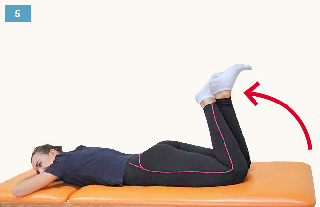 Ćwiczenie zwiększające zakres zgięcia stawu kolanowego