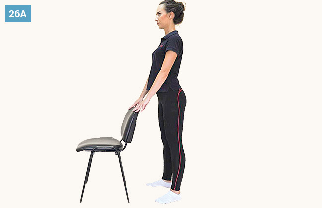 Ćwiczenie wzmacniające mięśnie grupy przedniej uda oraz mięśnie pośladkowe