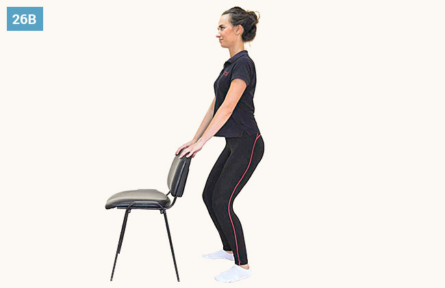 Ćwiczenie wzmacniające mięśnie grupy przedniej uda oraz mięśnie pośladkowe